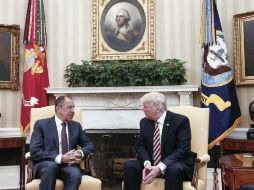 Trump ‘hizo hincapié en la necesidad de trabajar juntos para poner fin al conflicto en Siria’. AFP / Russian Foreign Ministry