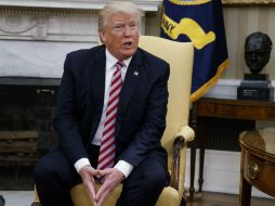 Trump dijo que investigarlo a él y a su campaña es un derroche de dinero público. AP / E. Vucci