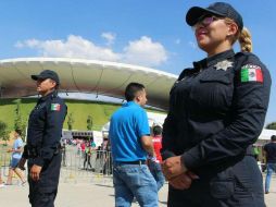 El operativo de seguridad comenzó desde las 14:00 horas con 628 elementos de la Policía de Zapopan. TWITTER / @PoliciaZapopan