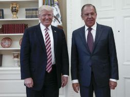 Donald Trump fue acusado por el Washington Post de haber divulgado información secreta a Lavrov el 11 de mayo. AFP / ARCHIVO