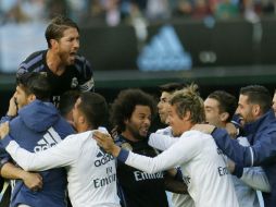 Los Merengues afrontarán la última jornada del torneo como líderes. EFE / Lavandeira, Jr.