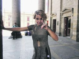 Ángela Veró. La intérprete promete dejar huella en los escenarios. EL INFORMADOR / F. González