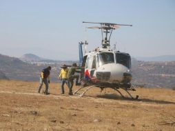 Se reitera que el incendio no representa riesgo para viviendas o poblados próximos. TWITTER / @UMPCyBZ