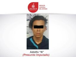 La persona señalada es Adolfo 'N', de 23 años, vecino del fraccionamiento Sabinos 3 en Ixtlahuacán de los Membrillos. ESPECIAL / Fiscalía General de Jalisco