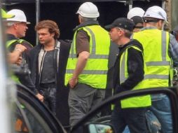 Alden Ehrenreich en el set de 'Han solo'. TWITTER / TMZ