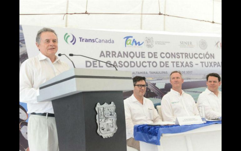 El secretario de Energía, Pedro Joaquín Coldwell, afirmó que la obra dejará una importante derrama económica. NTX / SENER