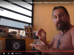 Uno de los videos del hombre, quien está hospitalizado tras la agresión en su casa. YOUTUBE / Alextime Video