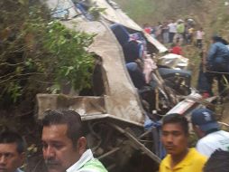 Los peregrinos habían asistido a una reunión cristiana en la localidad de Pijijiapan y viajaban de regreso a sus comunidades. EFE /