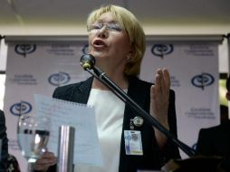 A fines de marzo, Ortega Díaz se distanció del gobierno al rechazar dos sentencias del Tribunal Supremo de Justicia. AFP / F. Parra