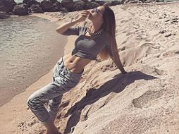 'Está quedando en puros huesitos', comentaron en la imagen compartida. FACEBOOK / Belinda