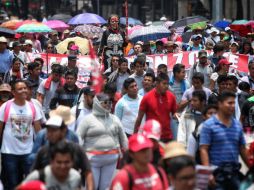 En la protesta demandaron también un presupuesto para mejorar la infraestructura educativa. EFE / ARCHIVO