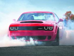 El Dodge Challenger SRT Demon arranca con un precio de 85 mil dólares. ESPECIAL /