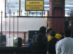 Diariamente acuden 111 mil personas a las casas de empeño para solicitar un préstamo. EL INFORMADOR / ARCHIVO