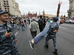 Alexéi Navalni aseguró que, aunque las autoridades no autoricen la celebración de las protestas, sus partidarios saldrán a la calle. EFE / ARCHIVO