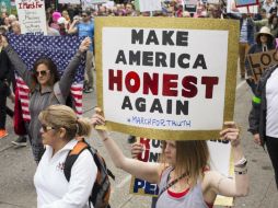 Las ciudades que tuvieron mayor afluencia de manigestantes fueron Nueva York, Washington, Chicago y Filadelfia. AFP / D. Ryder
