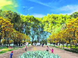 Ingreso. Render de la plazoleta principal del parque. ESPECIAL /