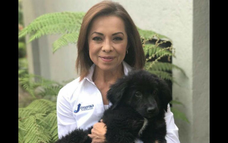 ''Hay Josefina para mucho rato'', asegura la candidata del PAN para el Estado de México. TWITTER / @JosefinaVM