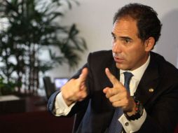 El presidente del Senado (foto), instó a Fernando Herrera a ponerse la playera de coordinador de Jucopo. SUN / L. Godínez