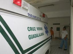 Paramédicos de la Cruz Verde atendieron a los afectados. EL INFORMADOR / Archivo