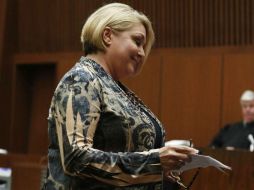 Es la primera vez que Geimer testifica en la corte por este caso desgastador contra Polanski. AP / P. Buck/Pool Photo