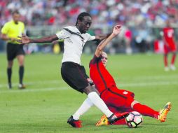 Sufren. En el juego del jueves contra Trinidad y Tobago, Estados Unidos abrió el marcador hasta el minuto 52. AP /