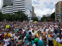 Los disturbios no detuvieron el avance de las actividades para la constituyente. EFE / H. Carpio