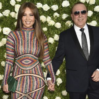 Thalía, en la alfombra roja de los Tony 2017