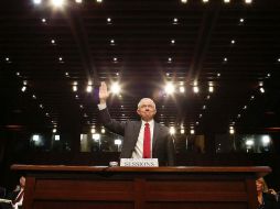 Jeff Sessions, durante la comparecencia pública ante el Comité de Inteligencia del Senado. EFE / S. Thew