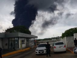 La contingencia se registra poco antes de las 09:00 horas de este miércoles. TWITTER / @SSPO_Tunon
