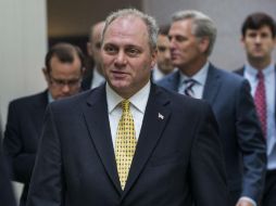 Scalise tiene asignada seguridad permanente, al contrario que los otros congresistas presentes en el entrenamiento. EFE / ARCHIVO