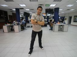 Charlie Massó  visitó esta casa editorial y se dijo listo para renovar su carrera. EL INFORMADOR / F. González