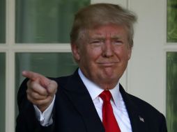 'Estoy siendo investigado por despedir al director del FBI ¡justamente por el hombre que me dijo que despidiera al director del FBI!'. AP / ARCHIVO