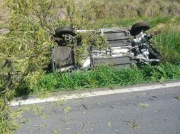 El accidente ocurrió en los límites entre Tamazula y Mazamitla. ESPECIAL /