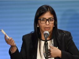 La canciller venezolana, Delcy Rodríguez, advirtió que su país no reconocerá ninguna resolución emitida por la OEA. AFP / P. Pardo
