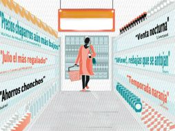 Algunas de las empresas tienen un slogan de promociones para cada temporada de rebajas. EL FINANCIERO  /