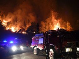 El incendio de Góis era el último foco que quedaba por controlar del incendio que comenzó el sábado. AFP / F. Leong