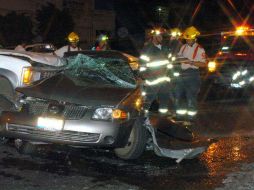 Tres personas se encontraron con lesiones regulares y una más en estado grave. ESPECIAL / ARCHIVO