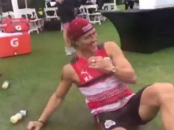 Almeyda y Chivas se encuentrán en Quintana Roo para preparar el próximo torneo. TWITTER / @peladoalmeyda