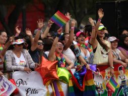 Este sábado se realiza la XXXIX Marcha del Orgullo de la Comunidad LGBTTTI en la Ciudad de México. EFE / S. Gutiérrez