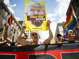 Los participantes de la marcha denunciaron al gobierno republicano y a sus propuestas legislativas. EFE / J. Lane