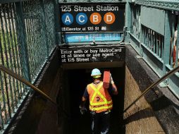El accidente dejó el metro sin suministro eléctrico. AFP / S. Platt