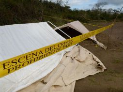 La policía cercó la zona y dio a conocer que peritos en criminalística buscan más cuerpos que pudieran haber sido enterrados. EFE / ARCHIVO