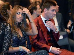 Roccuzzo y Messi son padres de dos hijos, Thiago y Mateo. NTX / ARCHIVO