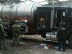 El vehículo fue encontrado e n la localidad de Guayabo Viejo. TWITTER / @MICHOACANSSP