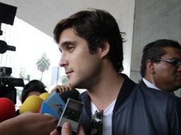Diego Boneta llegó para ver algunas audiciones. SUN / C. Mejía