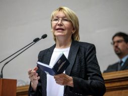 La fiscal, confesa chavista, ha fracturado al oficialismo al convertirse en férrea crítica del mandatario Nicolás Maduro. EFE /