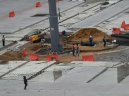 Hace 174 años, una plataforma circular terminó con el nombre de la Plaza Principal de la Ciudad de México. SUN / I. Stephens