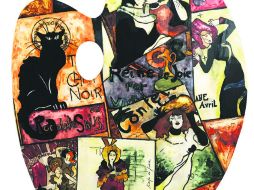 Obra. La paleta que Karla de Lara intervinó para la exposición. ESPECIAL /