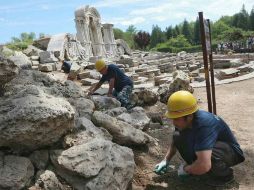 La excavación en el área comenzó en el año 2013 y está previsto que continúe hasta el 2020. TWITTER / @PDChina