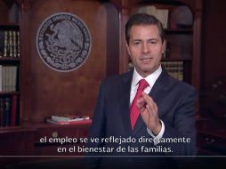 El titular del Ejecutivo afirmó que este es el mayor aumento para un primer semestre desde que se lleva el registro, hace 30 años. TWITTER / @EPN